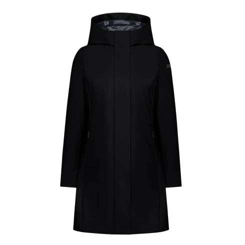 Parka Donna dall'effetto opaco, imbottito in piuma, realizzato in Surflex
